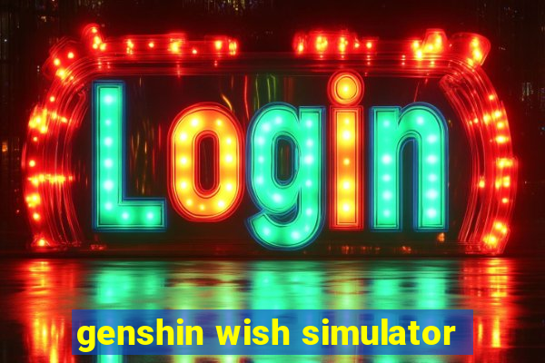 genshin wish simulator